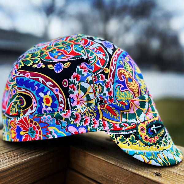 Paisley Swirl Welding Cap