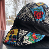 Cards and Black Band Welding Cap