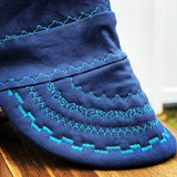 Navy with Teal Stitching Welding Cap