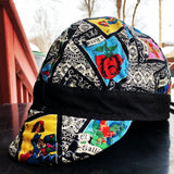 Cards and Black Band Welding Cap