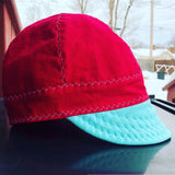 Magenta with Baby Blue Bill Welding Cap