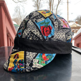 Cards and Black Band Welding Cap