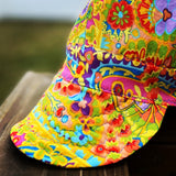 Yellow Paisley Welding Cap