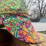 Green Paisley Welding Cap