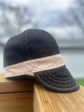 Black with Tan Band Welding Cap