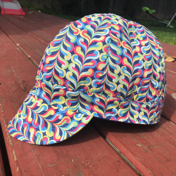 Multicolor Swirls Welding Cap