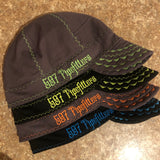 Grey With Neon Green Stitching Welding Cap